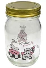 [중고] 식기 기타 (캐릭터) 커비 & 와돌디 & 콕 카와사키 슈베니아 유리병 [별의 커비 커비 카페 Summer] 대상 음료 주문 특전