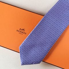 極美品 エルメス シェーヌダンクル アンカーチェーン H柄 ネクタイ