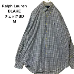 Ralph Lauren BLAKE ラルフローレンブレイク　ギンガムチェック　シャツ　M   80s〜90s ヴィンテージ