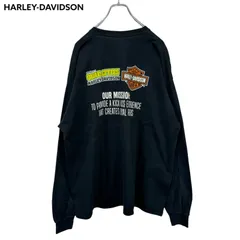 ハーレーダビッドソン ロンT 両面ロゴ スリーブロゴ 黒 2XL 90s 古着 楽天市場】90s USA製 人気 黒 □ ハーレー ダビットソン 両面
