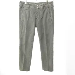 ヤコブコーエン JACOB COHEN PW665 コーデュロイパンツ ストレート パッチ グレー 31 約M 0805のサムネイル