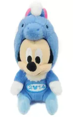 【中古】ぬいぐるみ ベビーミッキー(午) 干支ぬいぐるみバッジ2014 「ディズニー」 東京ディズニーリゾート限定