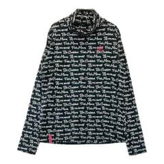 サイズ：M LE COQ GOLF ルコックゴルフ  タートルネック 長袖Tシャツ 総柄 ブラック系 [240101422722] ゴルフウェア レディース ストスト