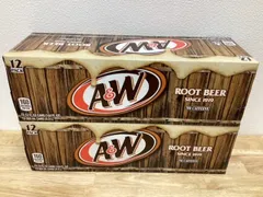 24本セット A&W ルートビア ノンアルコール 1ケース12本入り コストコ