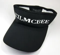 【CECIL McBEE green】ニットバイザー（ﾌﾞﾗｯｸ）  M166