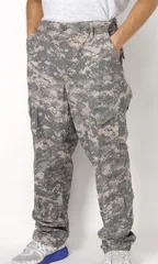 U.S. ACU デジタルカモ フロントジッパー コンバットパンツ 新品 134NAZ=のサムネイル
