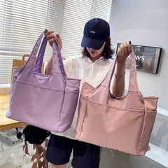 トートバッグ   レディース 大きめ a4 軽い ポケット多い ナイロン 通勤 撥水 ポイント利用 xzzhang309