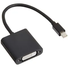 エレコム miniDisplayPort変換アダプタ forAPPLE DVI ブラック AD-MDPDVIBK （1点）