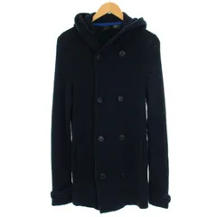 アルマーニエクスチェンジ A/X ARMANI EXCHANGE KNITWEAR CARDIGAN ニット カーディガン 長袖 フード ウール M 紺 ネイビー 6YZE1X /BMのサムネイル