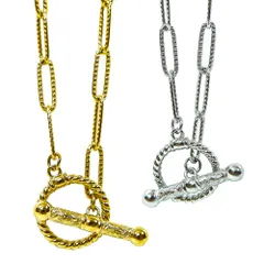 ハワイアンジュエリー マンテル ホピ スクエア チェーン ネックレス スクロール