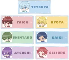 【中古】バッジ・ピンズ 全7種セット 「黒子のバスケ トレーディング ちびキャラ 朝のひとときver. アクリルネームプレート」