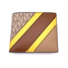 【中古】保管品 MICHAEL KOSE マイケルコース シグネチャー クーパー ビルフォード レザー 二つ折り 財布 eY0916A