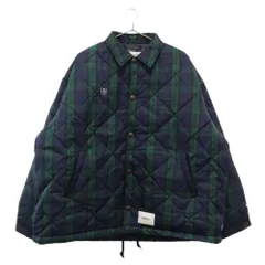 WTAPS (ダブルタップス) Chief 02 Jacket Nylon Taffeta Textile Crst ナイロンライトダウンジャケット タフタ テキスタイル クレスト グリーン 222TQDT-JKM06のサムネイル