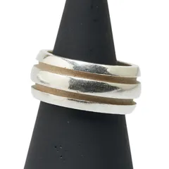 極美品✨ ティファニー リング ダブルライン AG925 #18 ダブルラインリング/ TIFFANY & CO. / ティファニー ユーズドの