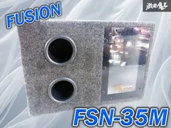 FUSION 最上級ウーファー 配線無ジャンク扱い 薄型 12V サブ ウーファー 300W 重低音 25cm/250mm 10インチ