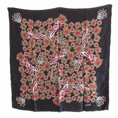 CHANEL ジュエリー柄 スカーフ ネイビー - メルカリ