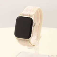 〔未使用品〕 未使用品 Apple Watch SE 第2世代 GPS + Cellular 40mm スターライトアルミニウムケース スターライト／ピンクNikeスポーツループ【305】