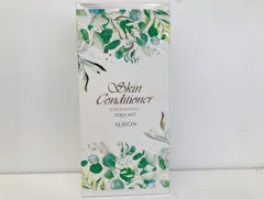 未開封 アルビオン 薬用スキンコンディショナーエッセンシャルN 330キット (化粧水330ml＋ミルク40g＋コットン10枚) MADE IN JAPAN■
