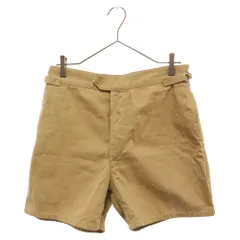 Maison Margiela (メゾンマルジェラ) コットン ボタンフライ ショートパンツ ショーツ ベージュ 130045391のサムネイル