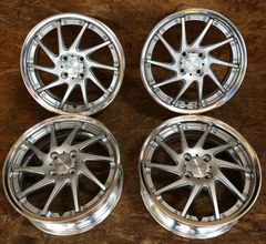 【送料無料】WORK リザルタード・スポークTT  16インチ 6.0J　4/100　インセット+45／+35　LGS　　未使用品1台分