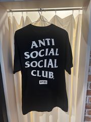 ANTI SOCIAL SOCIAL CLUB アンチソーシャルソーシャルクラブ Tシャツ 半袖T 両面プリント ブラック サイズXL A-466