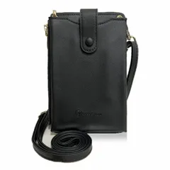 E814 スマホショルダー スマホポシェット スマホショルダー ブラック