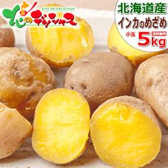 【予約/10月上旬(10月3日)頃から出荷予定】 北海道産 新じゃが じゃがいも ひと口 インカのめざめ 5kg(共撰/SS-S)  秋野菜 インカ インカの目覚め ジャガイモ 馬鈴薯 ギフト 贈り物 お祝い プレゼント ご家庭用 北海道 グルメ お取り寄せ