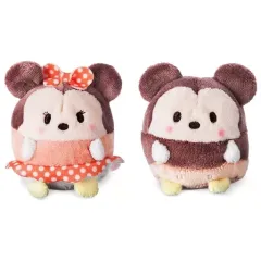 【中古】ぬいぐるみ ミッキー＆ミニー ぬいぐるみ(ミニ) 「Disney ufufy (ウフフィ)」 ディズニーストア限定