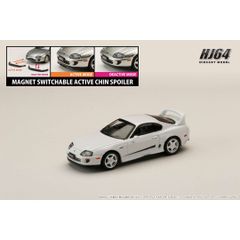 ホビージャパン 1/64 トヨタ スープラ RZ (JZA80) 純正オプション装着車 アクティブスポイラーパーツ付き スーパーホワイトII HJ643042W