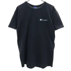 チャンピオン 90s USA製 オールド 半袖 Tシャツ L ブラック Champion レディース 古着 【240424】 メール便可