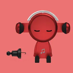 ☆ レッド ☆ 車載スマホホルダー かわいい mmcsph1109a 車載ホルダー エアコン吹き出し口 携帯電話ホルダー スマホホルダー スマホスタンド 車用 360回転 ホルダー スタンド エアコン口 おしゃれ キュート 携帯 充電 可愛い かわいい 自動車