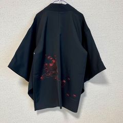 刺繍 黒羽織 絵羽織 着物 和コーデ ガウン
