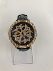 ％ 【不動品】BROOKIANA ブルッキアーナ腕時計 ブラック ゴールド 【時計】【2】