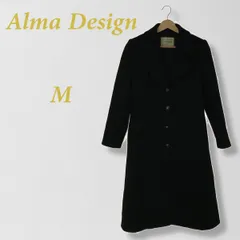 Alma Design アルマデザイン アウター スプリングコート シンプル キレイめ 長袖 レディース ブラック M