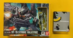 バンダイ HI-METAL R VF-1S ストライクバルキリー(ロイ・フォッカー・スペシャル) 魂STAGE付きのサムネイル