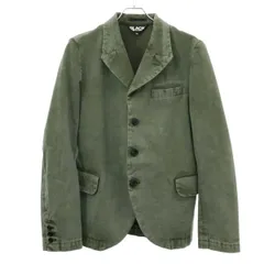 BLACK COMME des GARCONS ブラック コムデギャルソン 20AW ケミカルウォッシュ コットンツイル4Bジャケット カーキ系 M 1F-J017のサムネイル