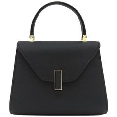 ヴァレクストラ Valextra 2WAYバッグ イジィデ ミニ カーフスキン ブラック ゴールド金具 黒 ハンドバッグ ショルダー 新品 未使用 V5E36028000NOC 【保存袋】【中古】