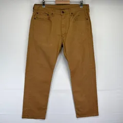 古着 リーバイス Levi's デニムパンツ 505 チノパン ストレート ジップ 大きいサイズ w38 L30  ブラウン系 メンズ