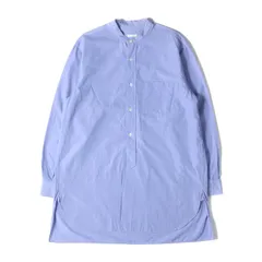 希少【未使用】COMOLI コモリ　シャツワンピース　sax サックスブルー 2025年最新】comoli シャツ サックスの人気アイテム - メルカリ