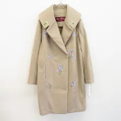 SUPER BEAUTY Romantic Style スーパービューティー コート ロング  花刺繍 ビーズ w882356iのサムネイル