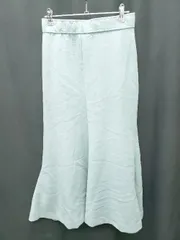 ◇ ⊇ Mila Owen ミラ オーウェン 膝下丈 マーメイド スカート サイズ1 ライトブルー レディース P  【1409250007606】