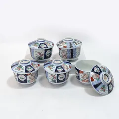 古伊万里 月弓 金彩山鳥風景画 陶器皿 5枚セット 2025年最新】月弓 古