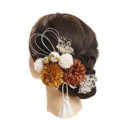 【在庫処分】銀箔 金 銀 花 金箔 赤 白 ゴールド シルバー 紐 黄 プリザーブドフラワー 結婚式 水引 前撮り 成人式前撮り ヘアアクセサリー 卒業式 和装 ウェディング ブライダル 花嫁 成人式 色打掛 振袖 着物 髪飾り 袴 浴衣 ヘッドドレス 浴衣