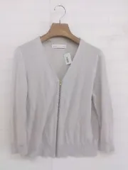 ◇ SENSE OF PLACE by URBAN RESEARCH ジップアップ 長袖 ニット セーター サイズF グレー系 レディース P  【1212190004655】