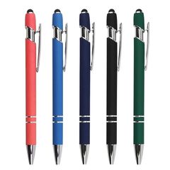 新品 YACHUN タッチペン 5本セット 2in1 スタイラスペンスマートフォン スタイラスペン ボールペン タブレット Android iPad iPhone用 指で触れずペン 充電不要 多機能 黒インク ボールペン 使いやすい（5色）