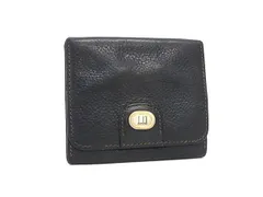 dunhill ダンヒル レザー コインケース コインパース 小銭入れ メンズ レディース ブラック系 DK2409