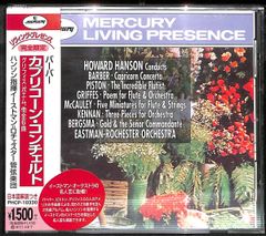 K171【帯付きCD】Orch.works Hanson Eastman Rochester.o バーバー カプリコーン・コンチェルト
