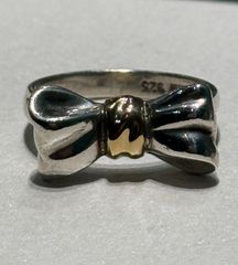 Tiffany&Co. ティファニー 750/925 リボンリング