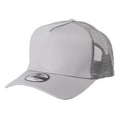 ニューエラ メッシュキャップ 無地 9FORTY  New Era メンズ 帽子 NE205 MeshCap men's 無地キャップ 人気 ブランド メッシュ帽 トラッカーキャップ  グレー/グレー