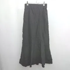 ◇ Θ SENSE OF PLACE by URBAN RESEARCH ロング マーメイド スカート サイズL ブラック レディース E  【1506300031731】